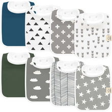 Load image into Gallery viewer, 8-Pack Coast Drool Bibs