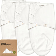 Load image into Gallery viewer, 3-Pack Soothe Swaddle Wraps (Soft White)
