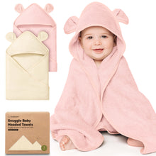 Load image into Gallery viewer, 2-Pack Snuggle Hooded Towels