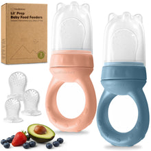 Load image into Gallery viewer, 2-Pack Lil’Prep Baby Feeders (Sunset)