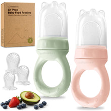 Load image into Gallery viewer, 2-Pack Lil’ Prep Baby Food Feeders