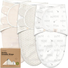Load image into Gallery viewer, 3-Pack Soothe Swaddle Wraps (Bumbly)