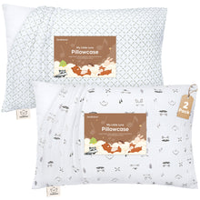 Load image into Gallery viewer, A set of two My Little Lyra pillowcases made with ultra-soft, breathable muslin cotton for toddlers.