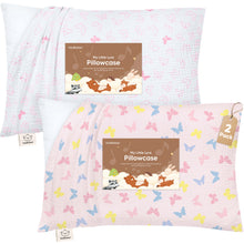 Load image into Gallery viewer, A set of two My Little Lyra pillowcases made with ultra-soft, breathable muslin cotton for toddlers.