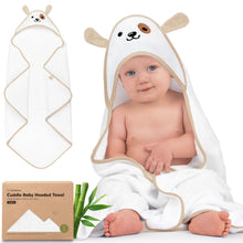 Load image into Gallery viewer, Cuddle Baby Hooded Towel (Dog)