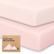 Load image into Gallery viewer, Soothe Fitted Mini Crib Sheet