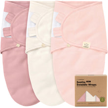 Load image into Gallery viewer, 3-Pack Soothe (Wren) Swaddle Wraps