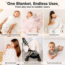 Load image into Gallery viewer, One blanket, endless uses - from day one to toddler years