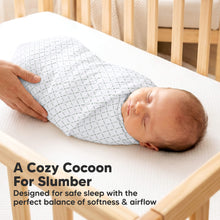 Load image into Gallery viewer, A cozy cocoon for slumber - designed for safe sleep with the perfect balance of softness and airflow.