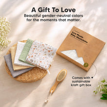 Load image into Gallery viewer, A Gift To Love - Beautiful gender-neutral colors for the moments that matter. Comes with sustainable kraft gift box
