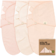Load image into Gallery viewer, 3-Pack Soothe (Wren) Swaddle Wraps