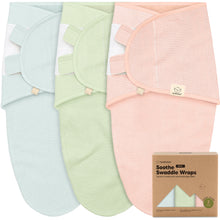 Load image into Gallery viewer, 3-Pack Soothe (Wren) Swaddle Wraps