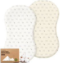 Load image into Gallery viewer, 2-Pack Soothe Fitted Bassinet Sheets