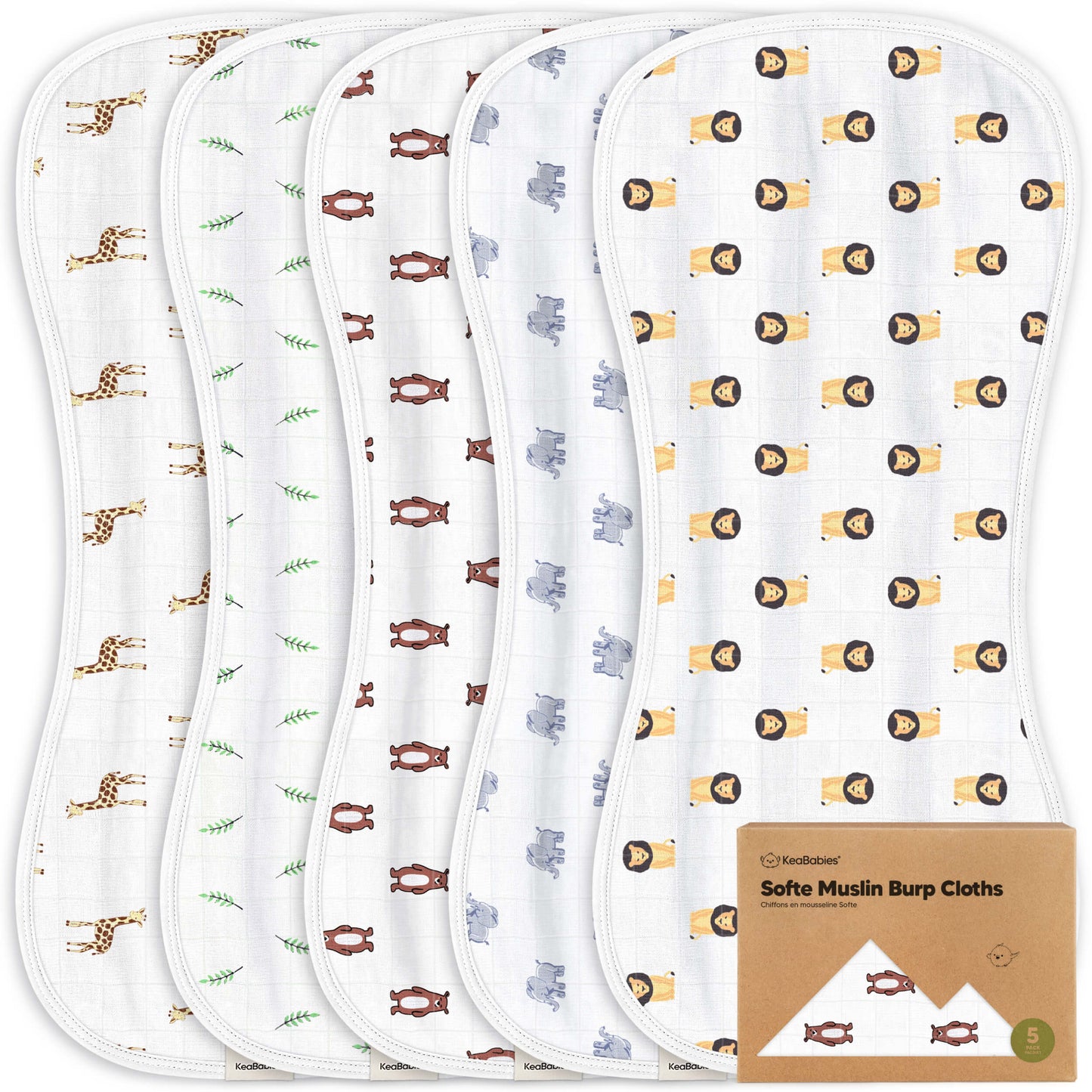 Softe Muslin Baby Burp Cloth 32171382571194
