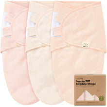 Load image into Gallery viewer, 3-Pack Soothe (Wren) Swaddle Wraps