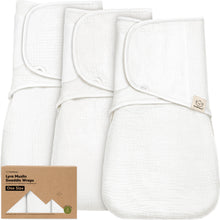 Load image into Gallery viewer, 3-Pack Lyra Muslin Swaddle Wraps