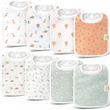 Load image into Gallery viewer, 8-Pack Coast Drool Bibs