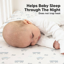Load image into Gallery viewer, Soothe Fitted Crib Sheet (Excavation)