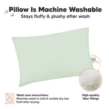 Load image into Gallery viewer, 2-Pack Toddler Pillows Without Pillowcase (Sage)