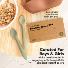 Load image into Gallery viewer, 3-Pack Prep Baby Spoons (Sage)