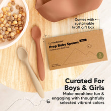 Load image into Gallery viewer, 3-Pack Prep Baby Spoons (Terracotta)