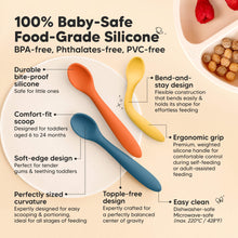 Load image into Gallery viewer, 3-Pack Prep Baby Spoons (Valiant)