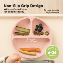 Load image into Gallery viewer, 3-Pack Prep Silicone Suction Plates (Macaron)