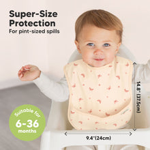 Load image into Gallery viewer, 3-Pack Presto Waterproof Bibs (Butterflies)