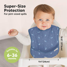 Load image into Gallery viewer, 3-Pack Presto Waterproof Bibs (Marine Muse)