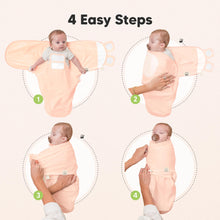 Load image into Gallery viewer, 3-Pack Soothe Zippy Swaddle Wrap (ABC Land Rose)