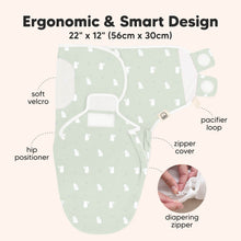 Load image into Gallery viewer, 3-Pack Soothe Zippy Swaddle Wrap (Bunnies)