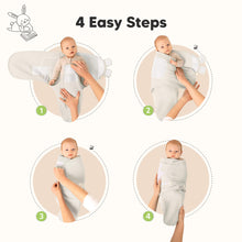 Load image into Gallery viewer, 3-Pack Soothe (Wren) Swaddle Wraps (Granite)