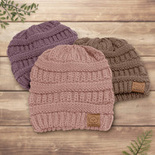 Load image into Gallery viewer, 3-Pack Warmzy Baby Beanies (Dune, M)