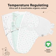Load image into Gallery viewer, 3-Pack Soothe Swaddle Wraps (Garden)