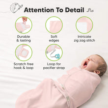 Load image into Gallery viewer, 3-Pack Soothe Swaddle Wraps (ABC Land Rose)