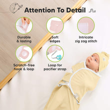 Load image into Gallery viewer, 3-Pack Soothe Swaddle Wraps with Knot Hats (Daffodil)
