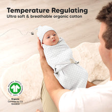 Load image into Gallery viewer, 3-Pack Soothe Swaddle Wraps with Knot Hats (Nordic)