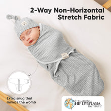 Load image into Gallery viewer, 3-Pack Soothe Swaddle Wraps with Knot Hats (Nordic)