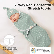 Load image into Gallery viewer, 3-Pack Soothe Swaddle Wraps with Knot Hats (Prairie)