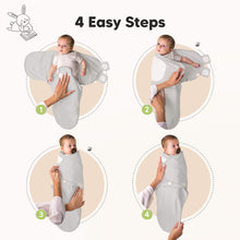 Load image into Gallery viewer, 3-Pack Soothe Swaddle Wraps with Knot Hats (Shifts)