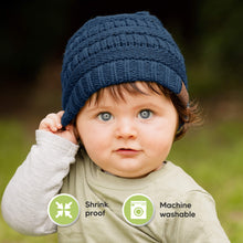 Load image into Gallery viewer, 3-Pack Warmzy Baby Beanies (Cobalt, M)