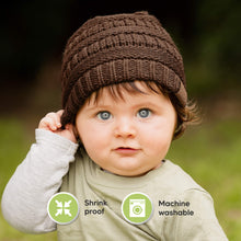 Load image into Gallery viewer, 3-Pack Warmzy Baby Beanies (Latte, M)