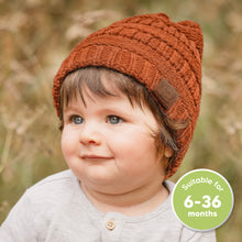 Load image into Gallery viewer, 3-Pack Warmzy Baby Beanies (Tawny, M)