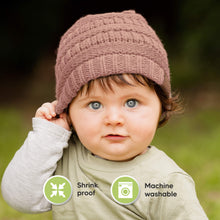 Load image into Gallery viewer, 3-Pack Warmzy Baby Beanies (Wine, M)