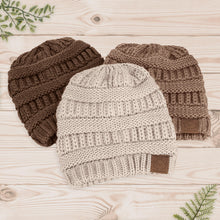 Load image into Gallery viewer, 3-Pack Warmzy Baby Beanies (Pecan, M)