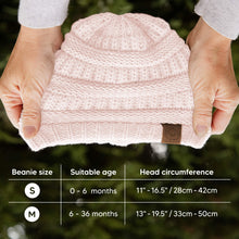 Load image into Gallery viewer, 3-Pack Warmzy Baby Beanies (Sweet Pea)