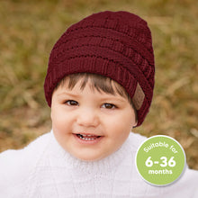 Load image into Gallery viewer, 3-Pack Warmzy Baby Beanies (Terracotta, M)