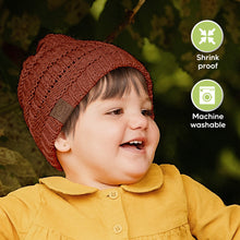 Load image into Gallery viewer, 3-Pack Warmzy Baby Beanies (Terracotta, M)