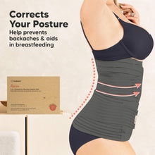 Load image into Gallery viewer, Revive 3-in-1 Postpartum Recovery Support Belt (Mystic Gray)