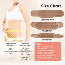 Load image into Gallery viewer, Revive 3-in-1 Postpartum Recovery Support Belt (Warm Tan)